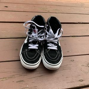 black high top vans size 7.5